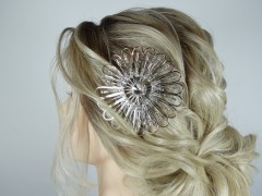 Accesoriu mireasa - ocazie rotund cristale