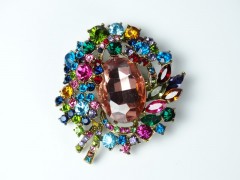 Brosa cristale multicolore