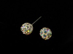 Cercei bobite cristale multicolore