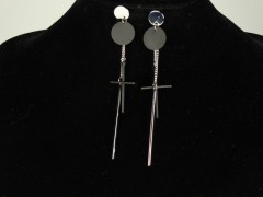 Cercei cruciulite negre