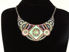 Colier metalic multicolor