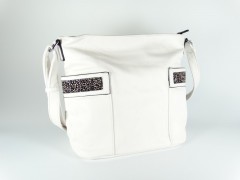 Geanta alba tip shopper
