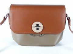 Geanta "David Jones" doua nuante de maro