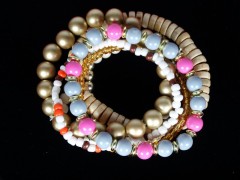 Set bratari margele multicolore